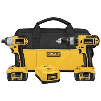 Dewalt DCK274L 18V XRP Cordless Lithium-Ion 1\/2 in. Hammer Drill and Impact Driver Combo Kit