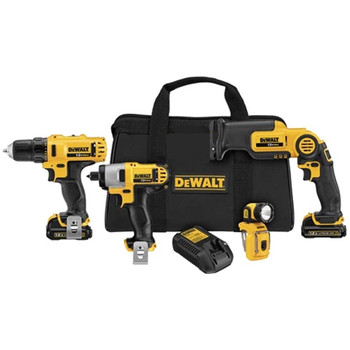 Dewalt DCK413S2 12V MAX Cordless Lithium-Ion 4-Tool Combo Kit