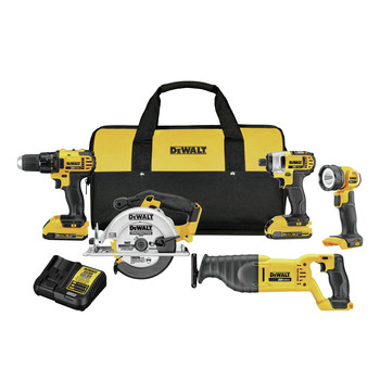 Dewalt DCK520D2 20V MAX Cordless Lithium-Ion 5-Tool Combo Kit