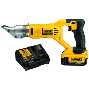 Dewalt DCS491M2 12V MAX 4.0 Ah Cordless Lithium-In 18-Gauge Swivel Head Double Cut Shears Kit