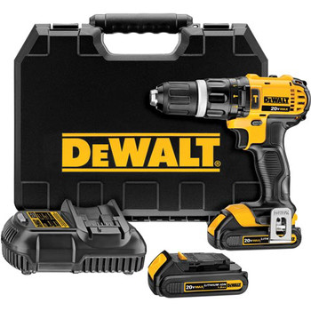 Dewalt DCD785C2R 20V MAX Cordless Lithium-Ion Compact Hammer Drill Driver Kit