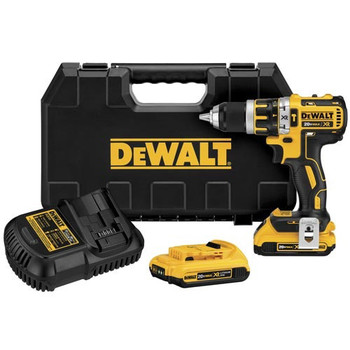 Dewalt DCD795D2R 20V MAX XR Cordless Lithium-Ion 1\/2 in. Compact Hammer Drill Kit