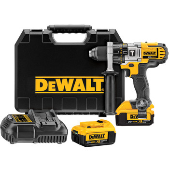 Dewalt DCD985M2R 20V MAX Cordless Lithium-Ion 1\/2 in. Premium 3-Speed Hammer Drill Kit with 4.0 Ah Batteries