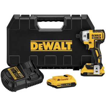 Dewalt DCF886D2R 20V MAX XR Cordless Lithium-Ion 1\/4 in. Brushless Impact Driver Kit with 2.0 Ah Batteries