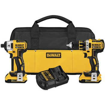 Dewalt DCK281D2R 20V MAX XR Cordless Lithium-Ion 1\/2 in. Brushless Drill Driver and Impact Driver Combo Kit
