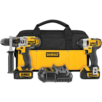 Dewalt DCK290L2R 20V MAX Cordless Lithium-Ion 1\/2 in. Hammer Drill and Impact Driver Combo Kit