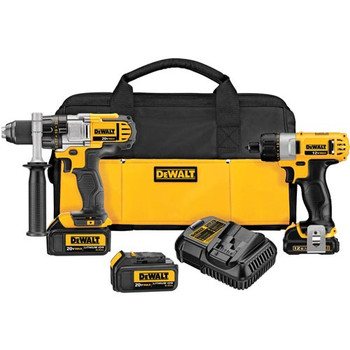 Dewalt DCK295L3R 20V MAX Cordless Lithium-Ion Drill Driver and 12V MAX Screwdriver Combo Kit