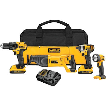 Dewalt DCK420D2R 20V MAX Cordless Lithium-Ion 4-Tool Combo Kit