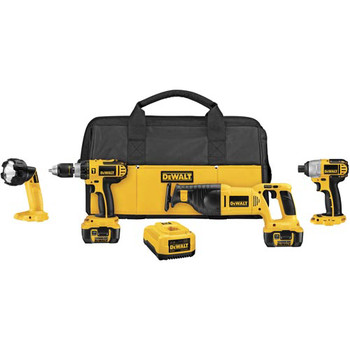 Dewalt DCK465LR 18V XRP Cordless Lithium-Ion 4-Tool Combo Kit