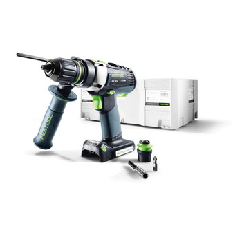 Festool 200005 QUADRIVE 18V 5.2 Ah Cordless Lithium-Ion 1\/2 in. Hammer Drill (Bare Tool)