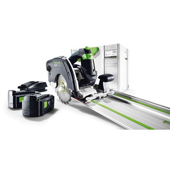 Festool 564626 18V 5.2 Ah Cordless Lithium-Ion 6-1\/4 in. Circular Saw Kit with Guide Rail