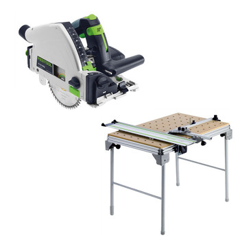 Festool C24495315 Plunge Cut Circular Saw plus Multi-Function Work Table