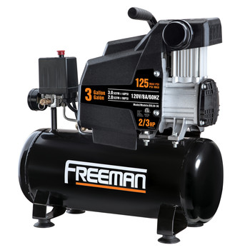 Freeman TA3GCOMP 1 HP 3 Gallon Oil-Free Hot Dog Air Compressor Freeman TA3GCOMP 1 HP 3 Gallon Oil-Free Hot Dog Air Compressor