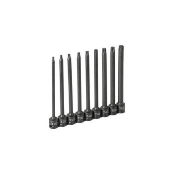 Grey Pneumatic 1206T 9-Piece 3\/8 in. Drive 6 in. Internal Star Impact Driver Socket Set