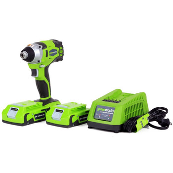 Greenworks 37042 24V Cordless Lithium-Ion DigiPro Impact Driver