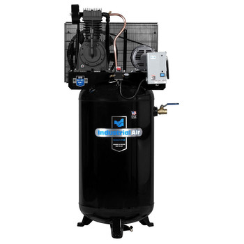 Industrial Air IV5038055 5.5 HP 230V 80 Gallon Baldor Powered Vertical Stationary Air Compressor