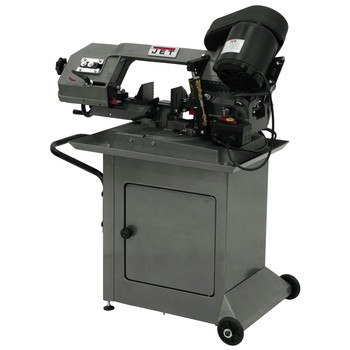 JET 414457 5 in. x 6 in. 1\/2 HP 1-Phase Swivel Head Horizontal Band Saw