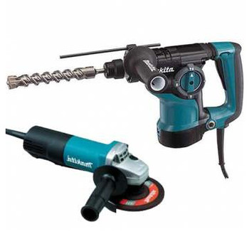Makita HR2811FX 1-1\/8 in. 3-Mode SDS-Plus Rotary Hammer with FREE 4-1\/2 in. Angle Grinder