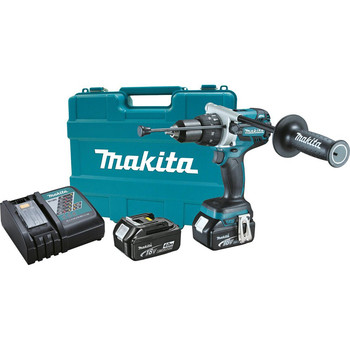 Makita XPH07M 18V LXT 4.0 Ah Cordless Lithium-Ion Brushless 1\/2 in. Hammer Driver Drill Kit