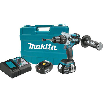 Makita XPH07MB LXT 18V 4.0 Ah Cordless Lithium-Ion Brushless 1\/2 in. Hammer Driver Drill Kit