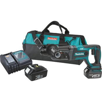 Makita XRH04 18V LXT 3.0 Ah Cordless Lithium-Ion 7\/8 in. Rotary Hammer with Clutch Limiter