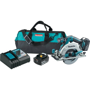 Makita XSH03MB LXT 18V 4.0 Ah Cordless Lithium-Ion Brushless 6-1\/2 in. Circular Saw Kit