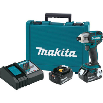 Makita XST01M LXT 18V 4.0 Ah Cordless Lithium-Ion Oil-Impulse Brushless 3-Speed Impact Driver Kit