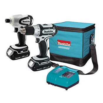 Makita LCT200W-R 18V Cordless Lithium-Ion 1\/2 in. Drill Driver & 1\/4 in. Impact Driver Combo Kit