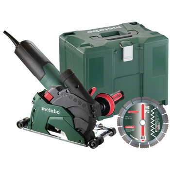 Metabo 600408680 10.5 Amp 5 in. Masonry Cutting\/Scoring Angle Grinder with Guide Rollers