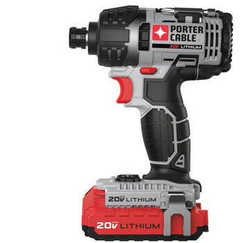 Porter-Cable PCCK640LBR 20V MAX Cordless Lithium-Ion 1\/4 in. Hex Impact Driver