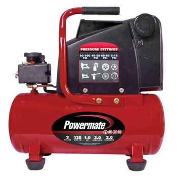 Powermate VPP1080318 3 Gallon Hot Dog Air Compressor