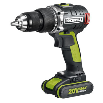 Rockwell RK2853K2 20V Max Cordless Lithium-Ion 1\/2 in. Brushless Hammer Drill Kit