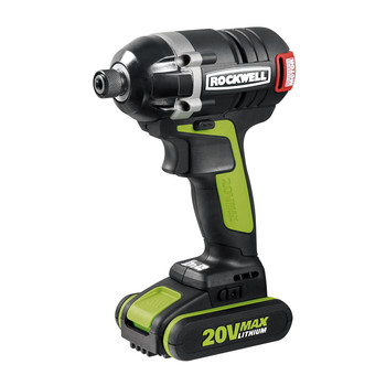 Rockwell RK2860K2 20V Max Cordless Lithium-Ion 1\/4 in. Brushless Impact Driver Kit