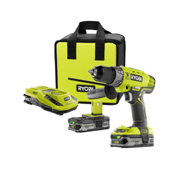 Ryobi ZRP1812 ONEplus 18V Cordless Lithium-Ion 1\/2 in. Hammer Drill Driver Kit