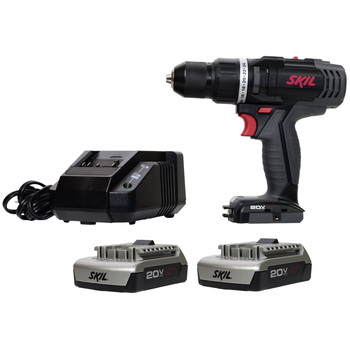 Skil 2899LI-04-RT 20V Max Cordless Lithium-Ion Inteli-Force 1\/2 in. Drill Driver Kit