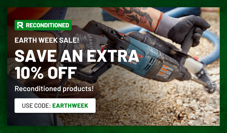 Earth Week Reconditioned Sale! Save an extra 10%