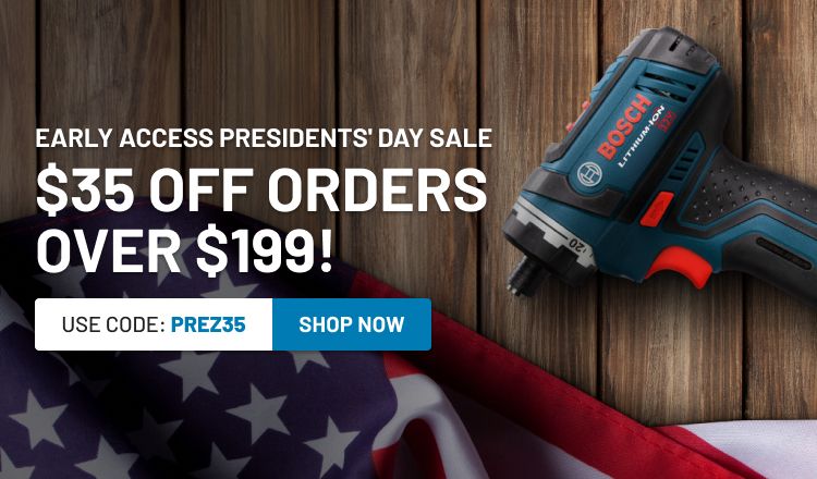 Early Access Presidents Day Sale $35 off orders over $199! 