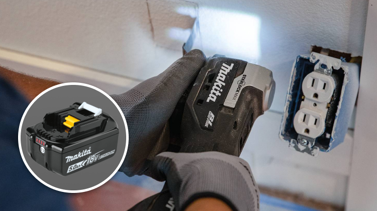 Free Makita 5.0Ah Battery