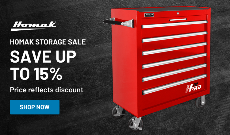 Homak Storage 15% off sale