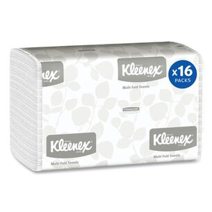 PRODUCTS | Kleenex 9.2 in. x 9.4 in. 1-Ply Multi-Fold Paper Towels - White (2400/Carton)