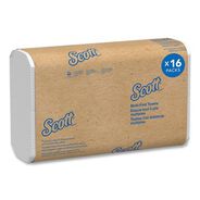 PAPER TOWELS AND NAPKINS | Scott 37490 Essential 1-Ply 8 in. x 9.4 in. Multi-Fold Towels - White (16/Carton)