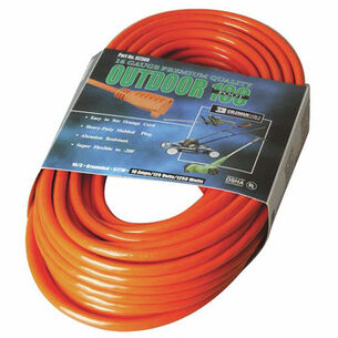  | Coleman Cable 100 ft. 1 Outlet Vinyl Extension Cord - Orange