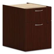OFFICE FILING CABINETS AND SHELVES | HON 15 in. x 20 in. x 20 in. 2-Drawers Left or Right Mod Hanging Pedestal - Traditional Mahogany