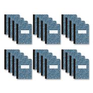 PRODUCTS | Roaring Spring 77261 9.75 in. x 7.5 in. Sheets Hardcover Marble Composition Book - Blue Marble Cover (24/Carton)