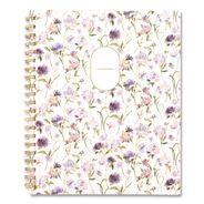 PAPER AND PRINTABLES | AT-A-GLANCE 11 in. x 8.5 in. 12-Month (Jul 2025-Jun 2026) Leah Bisch Petite Floral Academic Weekly Monthly Planner - Purple/Green Cover