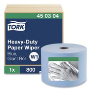 PAPER TOWELS AND NAPKINS | Tork 450304 1-Ply 11.1 in. x 800 ft. Heavy-Duty Paper Wiper - Blue