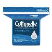 CLEANERS AND CHEMICALS | Cottonelle 41777 5 in. x 7.25 in. Fresh Care Flushable Cleansing Cloths - White