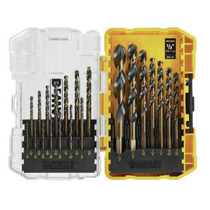 PRODUCTS | Dewalt 21-Piece Black and Gold Coated Drill Bit Set
