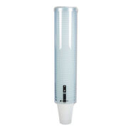 FOOD SERVICE | San Jamar C3260TBL Pull-Type Water Cup Dispenser for 12 oz Cups - Large/Translucent Blue