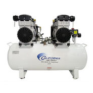 STATIONARY AIR COMPRESSORS | California Air Tools 20040DCAD 4 HP 20 Gallon Ultra Quiet and Oil-Free Hot Dog Air Compressor with Air Dryer